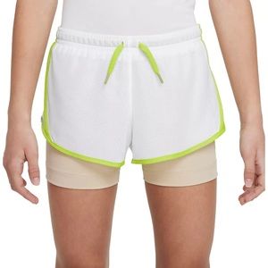 Nike Dri-Fit tempo 2 in 1 training shorts girls size Large